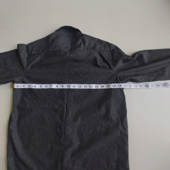 Wrangler Comfort Flex Charcoal Denim Button Up - Picture 10 of 12